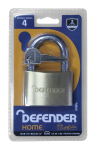 Defender 60mm Brass Padlock
